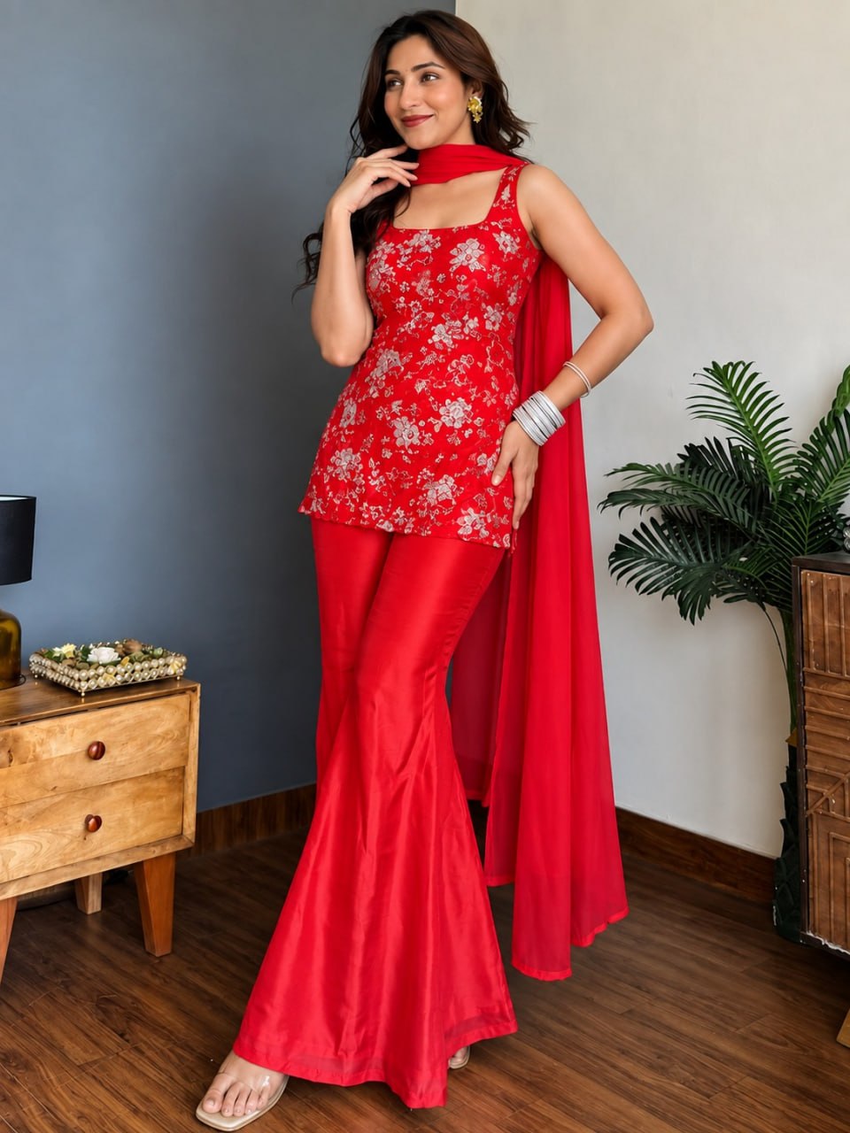 XORIVAA PREMIUM KURTI WITH PANT & DUPATTA