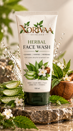 XORIVAA Herbal Face Wash – Neem & Aloe Vera | 100 ml