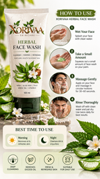 XORIVAA Herbal Face Wash – Neem & Aloe Vera | 100 ml